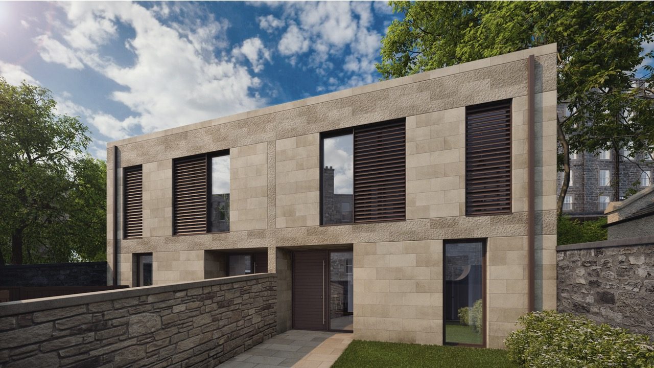 New build mews house, Edinburgh